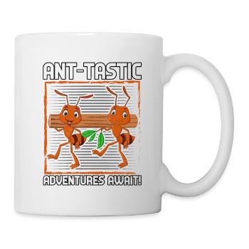 Ant-tastic adventures await - Mug - white - Right