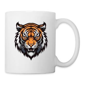 Tiger Head - Mug - white - Right