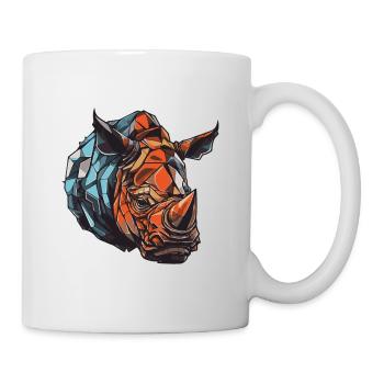 Rhinoceros Head - Mug - white - Right