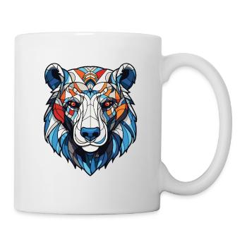 Polar Bear Head Polar Bear - Mug - white - Right