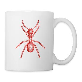 Ameise - Tasse - Weiß - Rechts