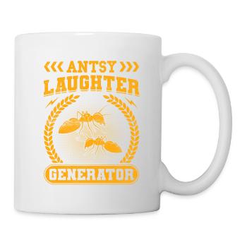 Antsy Laughter Generator - Tasse - Weiß - Rechts