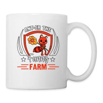 Ant-er the funny farm - Mug - white - Right