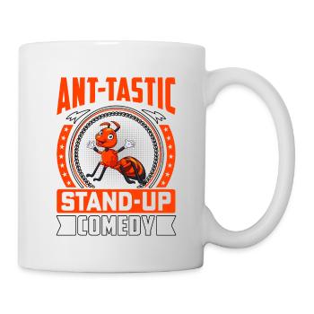 Ant-tastic stand-up comedy - Mug - white - Right