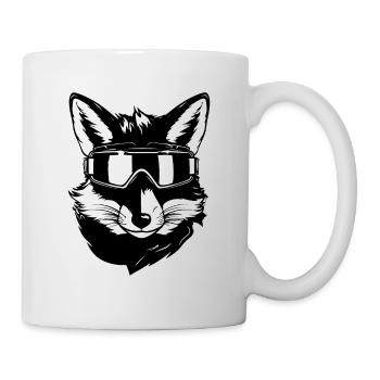 Ski Fuchs - Tasse - Weiß - Rechts