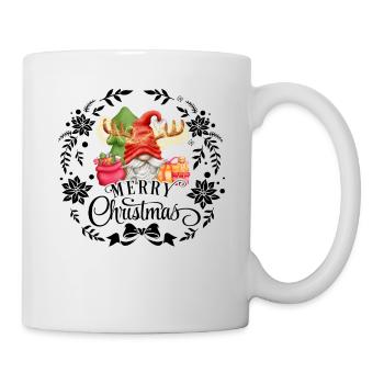 Merry Christmas Weihnachtsgnom - Tasse - Weiß - Rechts