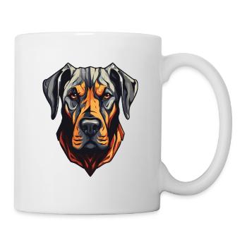 Great Dane Dog Head - Mug - white - Right
