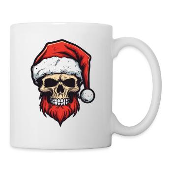 Santa Claus Skull - Mug - white - Right