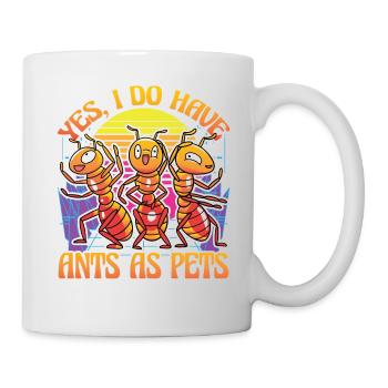 Yes, I do have Ants as Pets - Mug - white - Right