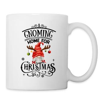 Gnoming Home For Christmas Weihnachtsgnom - Mug - white - Right