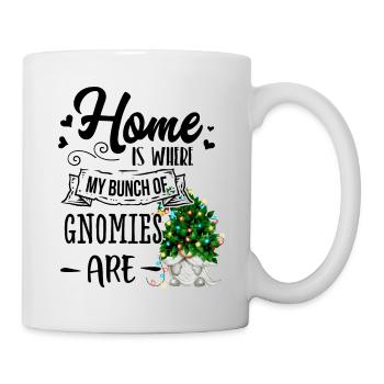 Home Is Where My Gnomies Are Christmas Gnome - Mug - white - Right