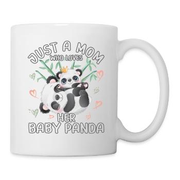 Maman Panda Love Juste Une Maman Qui Aime - Mug blanc - blanc - Droite