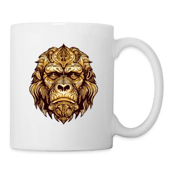 Gorilla Head Animal - Mug - white - Right