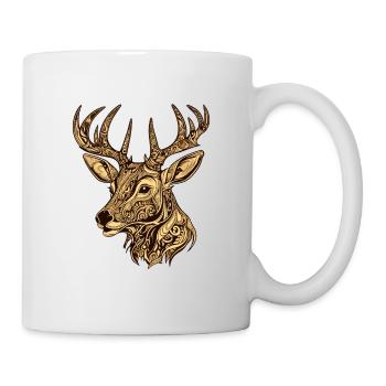 Deer Head Animal - Mug - white - Right