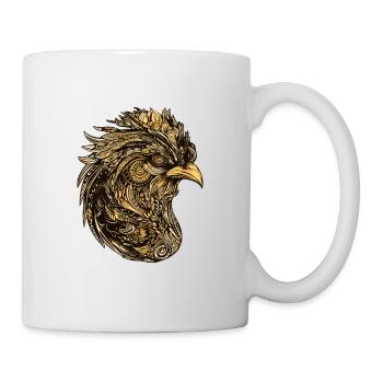 Rooster Head Animal - Mug - white - Right