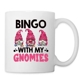 Bingo avec mes gnomies Bingo drôle - Mug blanc - blanc - Droite
