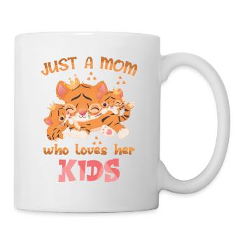 Tiger Love Mom - Mug - white - Right
