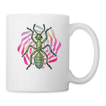 Ameise - Tasse - Weiß - Rechts