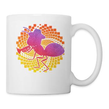 Ant retro - Mug - white - Right