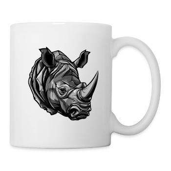 Rhinoceros Head - Mug - white - Right