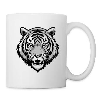 Tiger Head - Mug - white - Right