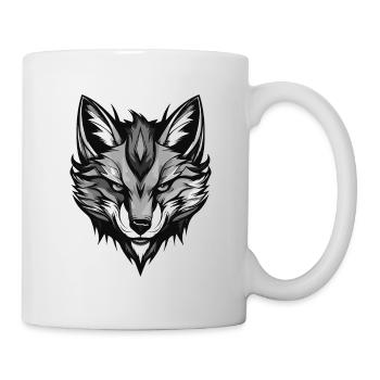 Fox Head - Mug - white - Right