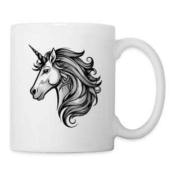 Unicorn Head - Mug - white - Right