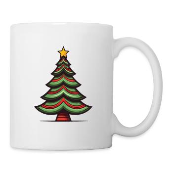 Arbre de Noël Noël - Mug blanc - blanc - Droite