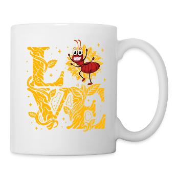 Les fourmis adorent - Mug blanc - blanc - Droite