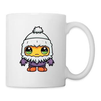 Cold Winter Comic Eskimo - Mug - white - Right