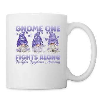 Gnome One fights Hodgkin's lymphoma alone - Mug - white - Right