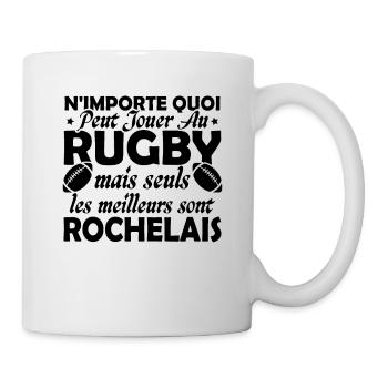 Rugby La Rochelle supporter rochelais club rugby - Mug blanc - blanc - Droite
