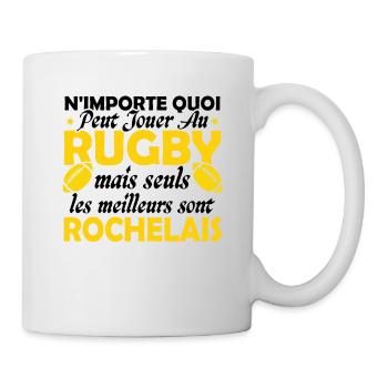 Rugby La Rochelle supporter rochelais club rugby - Mug blanc - blanc - Droite