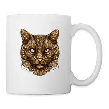 Cat Head Animal - Mug - white - Right