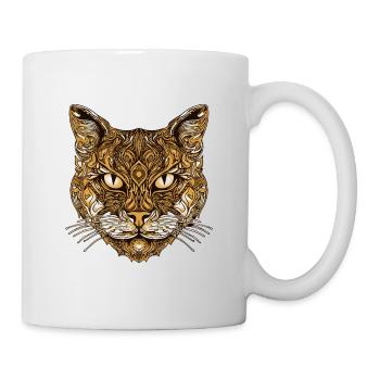 Cat Head Animal - Mug - white - Right