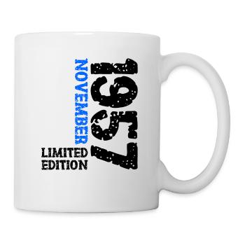1957 November Limited Edition 66th Birthday Decoration - Mug - white - Right