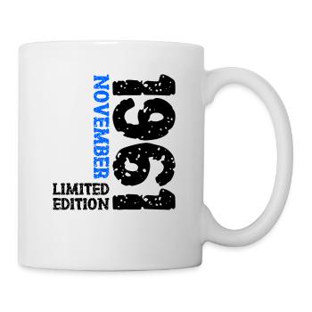 1961 November Limited Edition 62nd Birthday Decoration - Mug - white - Right
