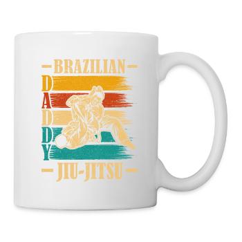 Papa Jiu-Jitsu Brésilien - Mug blanc - blanc - Droite