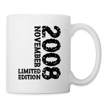 2008 Novembre Édition Limitée 15e Anniversaire Décoration - Mug blanc - blanc - Droite
