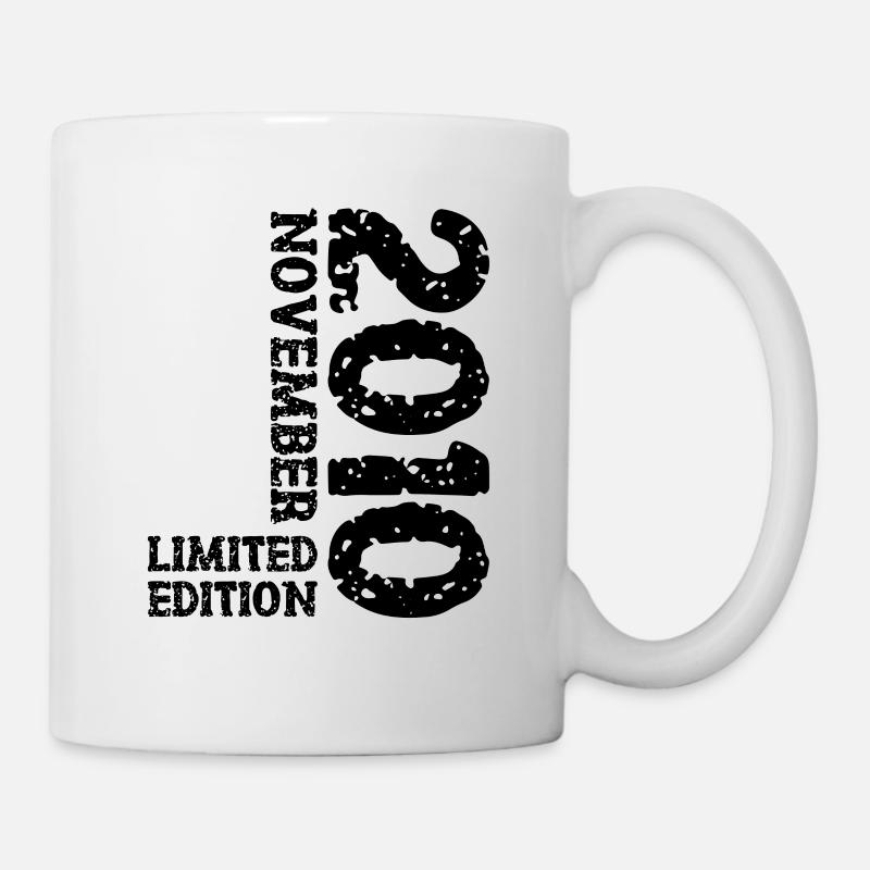 2010 Novembre Édition Limitée 13e Anniversaire Décoration - Mug blanc - blanc