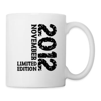 2012 Novembre Édition Limitée 11e Anniversaire Décoration - Mug blanc - blanc - Droite