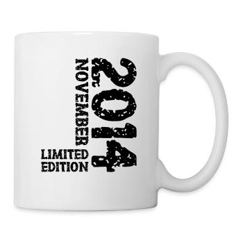 2014 Novembre Édition Limitée 9ème Anniversaire Décoration - Mug blanc - blanc - Droite