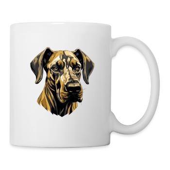 Great Dane Dog Head - Mug - white - Right