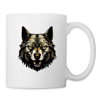 Akita Dog Head - Mug - white - Right