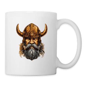 Viking Head Warrior Odin Valhalla - Mug - white - Right