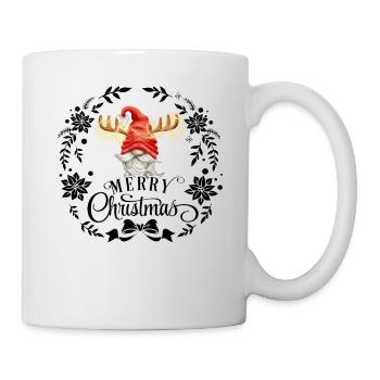Merry Christmas Weihnachtsgnom - Tasse - Weiß - Rechts