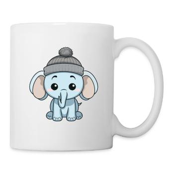 Elephant Winter Comic - Mug - white - Right