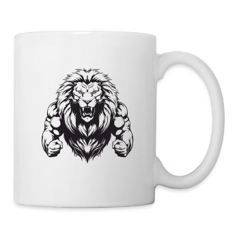 Muscles Lion Musculation - Mug blanc - blanc - Droite