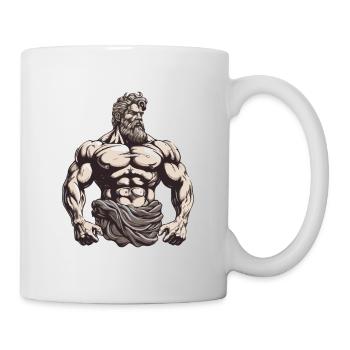 Muscles Workout Gym Bodybuilder - Mug blanc - blanc - Droite
