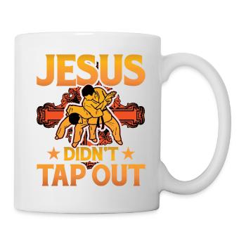 Jésus n’a pas tapé sur le Jiu-Jitsu brésilien - Mug blanc - blanc - Droite